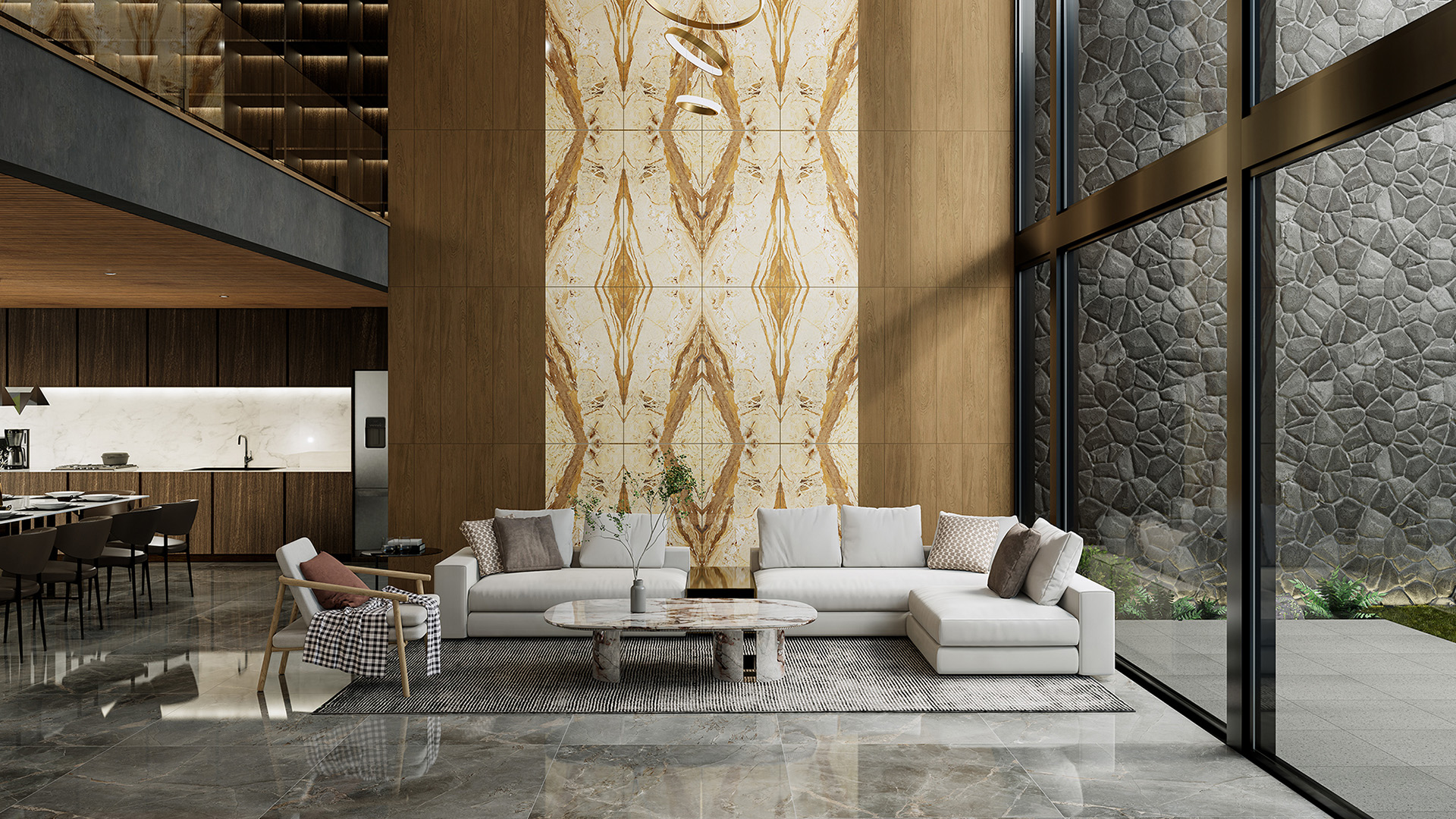 Kek Marble: Keindahan Motif Marmer dalam Desain Interior