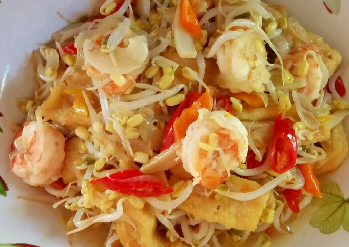 Lezatnya Makanan Udang Tempura Tumis Toge yang Menggoda