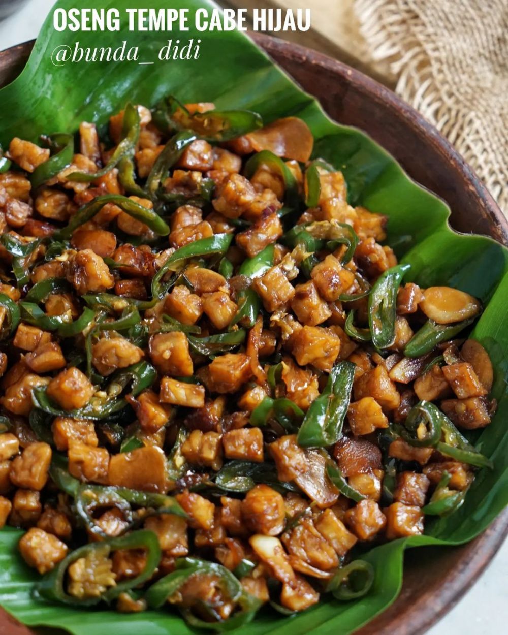 Resep Oseng Tempe Cabe Hijau yang Lezat dan Mudah Dibuat