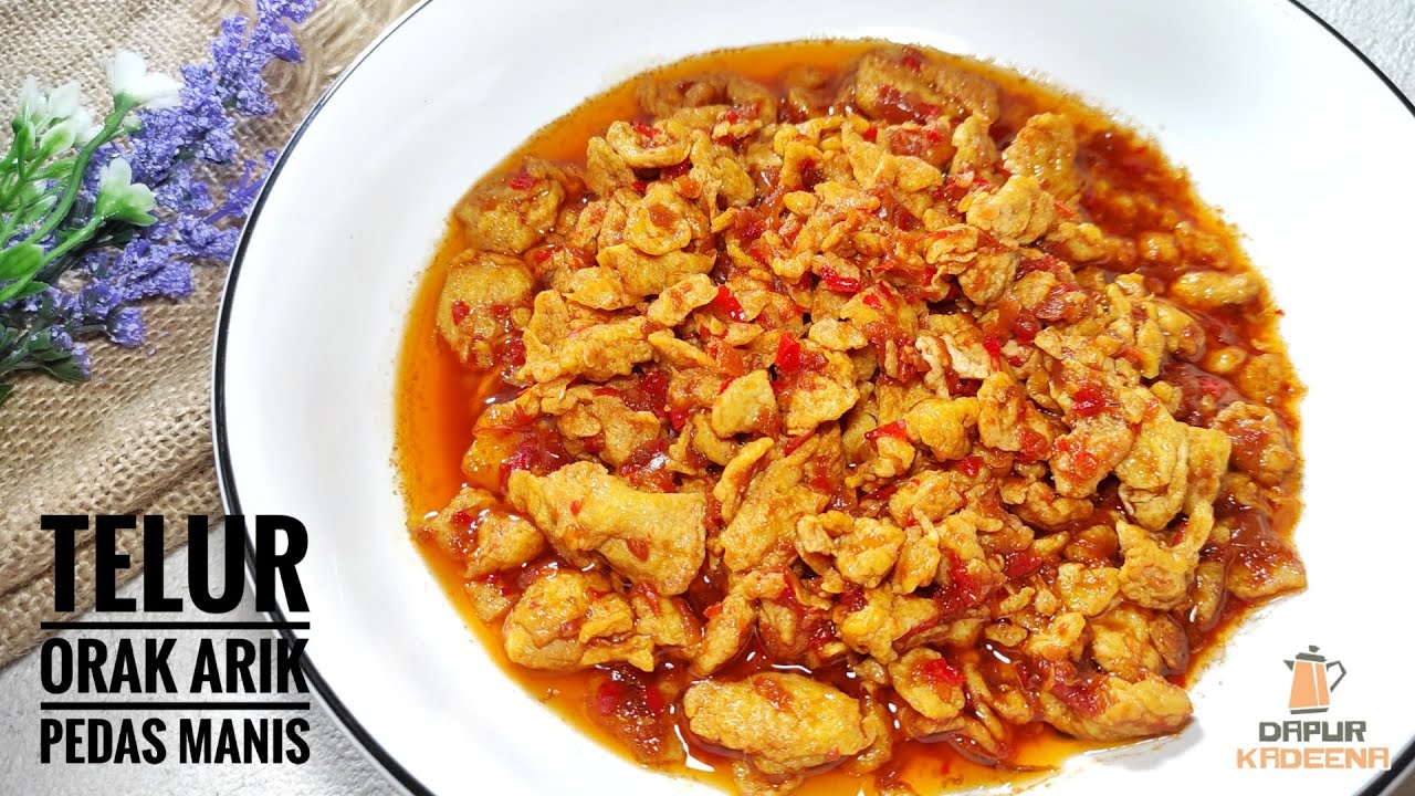 Resep Orak-Arik Telur Pedas Manis yang Mudah dan Lezat